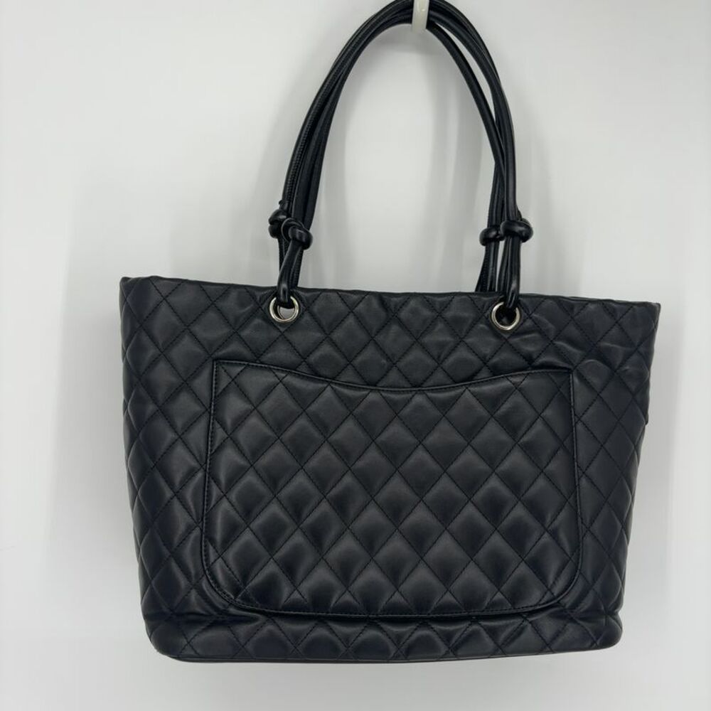 CHANEL Black Quilted Lambskin Bag - Picture 2 of 7